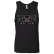 T-Shirts Black / S Black Panther Mask Men's Premium Tank Top