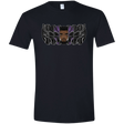 T-Shirts Black / X-Small Black Panther Mask Men's Semi-Fitted Softstyle