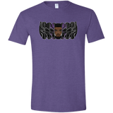 T-Shirts Heather Purple / S Black Panther Mask Men's Semi-Fitted Softstyle