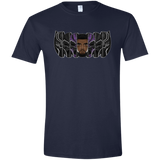 T-Shirts Navy / X-Small Black Panther Mask Men's Semi-Fitted Softstyle