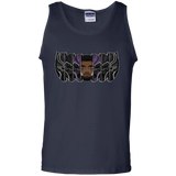 T-Shirts Navy / S Black Panther Mask Men's Tank Top