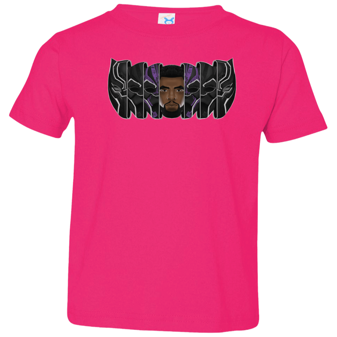 T-Shirts Hot Pink / 2T Black Panther Mask Toddler Premium T-Shirt