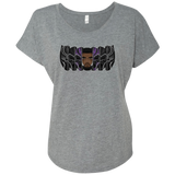 T-Shirts Premium Heather / X-Small Black Panther Mask Triblend Dolman Sleeve