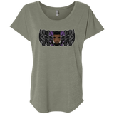T-Shirts Venetian Grey / X-Small Black Panther Mask Triblend Dolman Sleeve