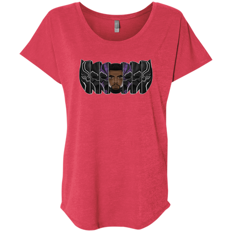T-Shirts Vintage Red / X-Small Black Panther Mask Triblend Dolman Sleeve