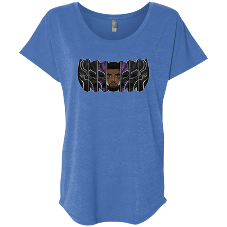 T-Shirts Vintage Royal / X-Small Black Panther Mask Triblend Dolman Sleeve