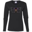 T-Shirts Black / S Black Panther Mask Women's Long Sleeve T-Shirt