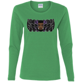 T-Shirts Irish Green / S Black Panther Mask Women's Long Sleeve T-Shirt