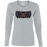 T-Shirts Sport Grey / S Black Panther Mask Women's Long Sleeve T-Shirt