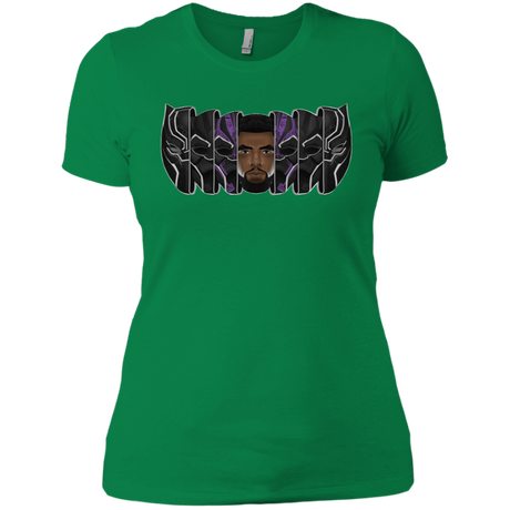 T-Shirts Kelly Green / X-Small Black Panther Mask Women's Premium T-Shirt