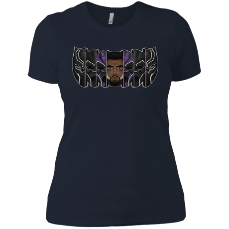 T-Shirts Midnight Navy / X-Small Black Panther Mask Women's Premium T-Shirt