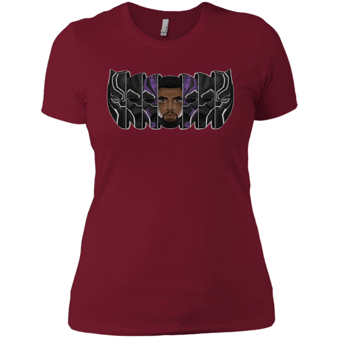 T-Shirts Scarlet / S Black Panther Mask Women's Premium T-Shirt