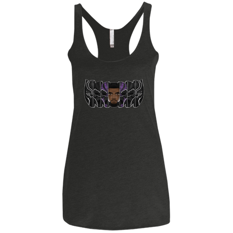 T-Shirts Vintage Black / X-Small Black Panther Mask Women's Triblend Racerback Tank