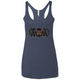 T-Shirts Vintage Navy / X-Small Black Panther Mask Women's Triblend Racerback Tank