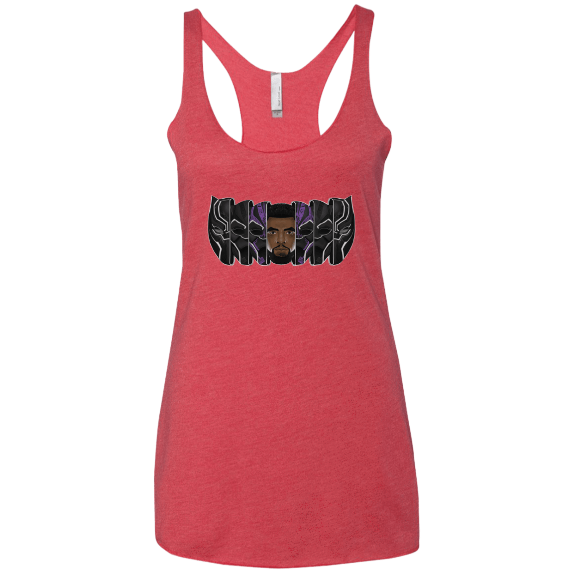 T-Shirts Vintage Red / X-Small Black Panther Mask Women's Triblend Racerback Tank