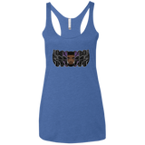T-Shirts Vintage Royal / X-Small Black Panther Mask Women's Triblend Racerback Tank