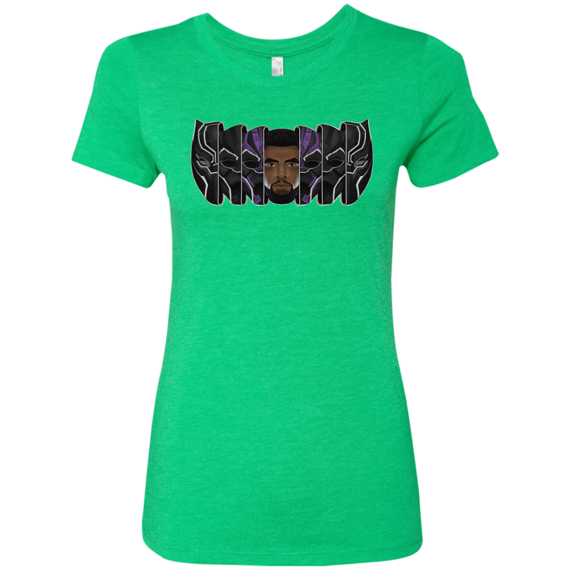 T-Shirts Envy / S Black Panther Mask Women's Triblend T-Shirt