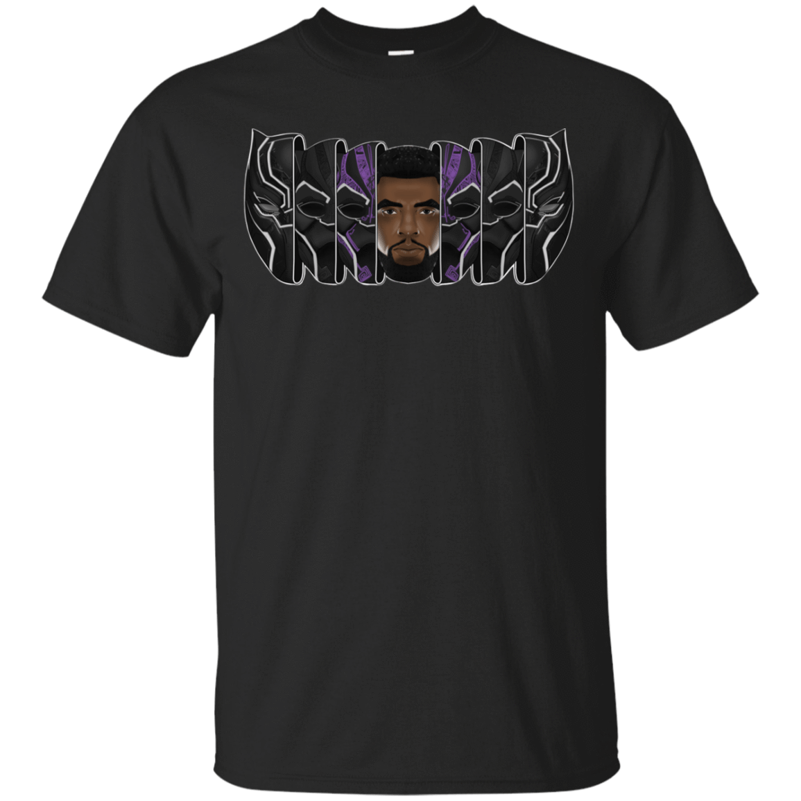 T-Shirts Black / YXS Black Panther Mask Youth T-Shirt
