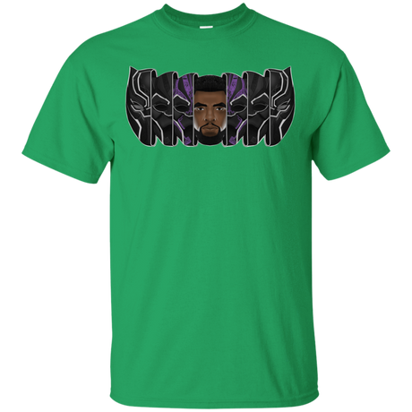 T-Shirts Irish Green / YXS Black Panther Mask Youth T-Shirt
