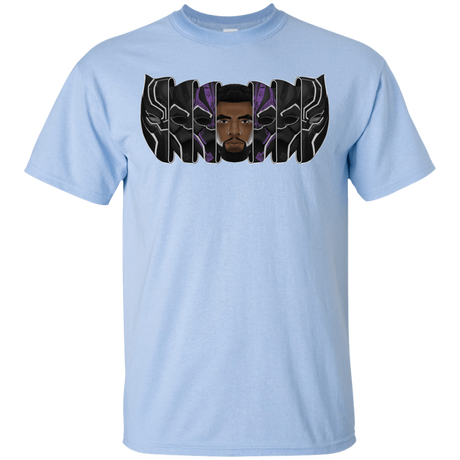 T-Shirts Light Blue / YXS Black Panther Mask Youth T-Shirt