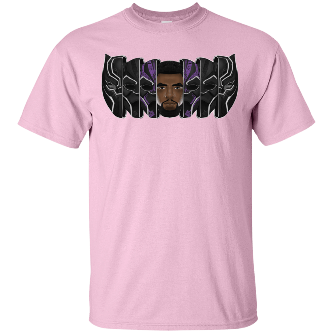 T-Shirts Light Pink / YXS Black Panther Mask Youth T-Shirt