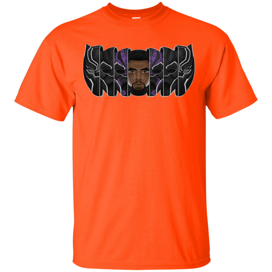 T-Shirts Orange / YXS Black Panther Mask Youth T-Shirt