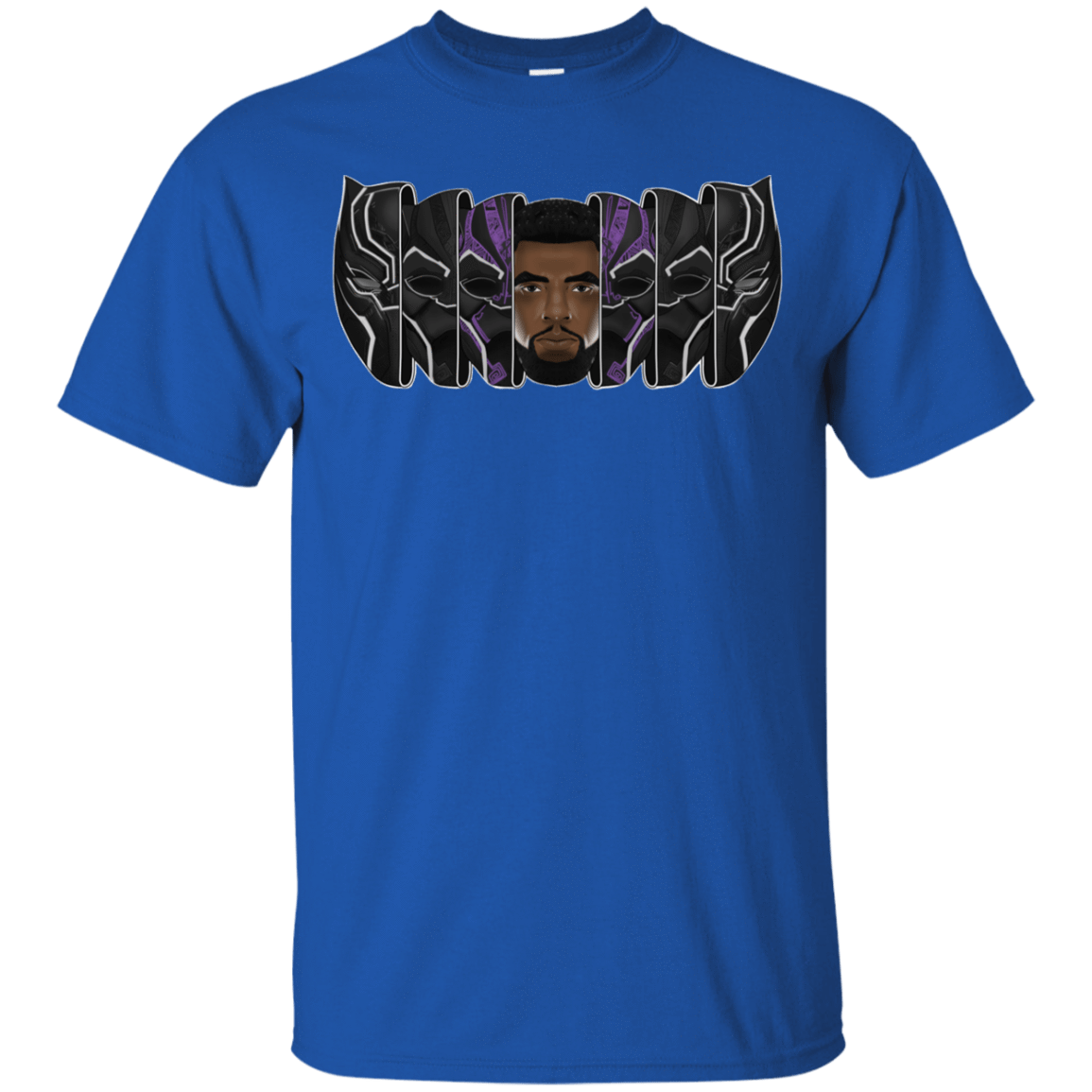 T-Shirts Royal / YXS Black Panther Mask Youth T-Shirt