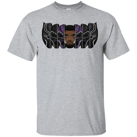 T-Shirts Sport Grey / YXS Black Panther Mask Youth T-Shirt
