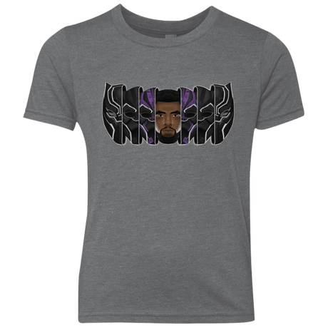 T-Shirts Premium Heather / YXS Black Panther Mask Youth Triblend T-Shirt