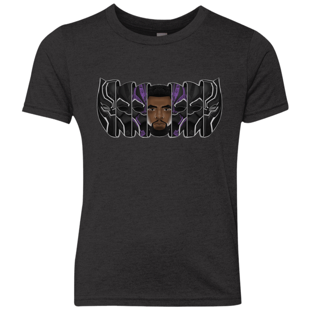 T-Shirts Vintage Black / YXS Black Panther Mask Youth Triblend T-Shirt