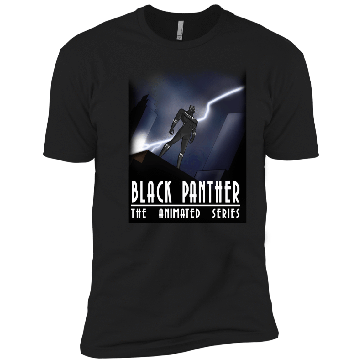 T-Shirts Black / YXS Black Panther The Animated Series Boys Premium T-Shirt