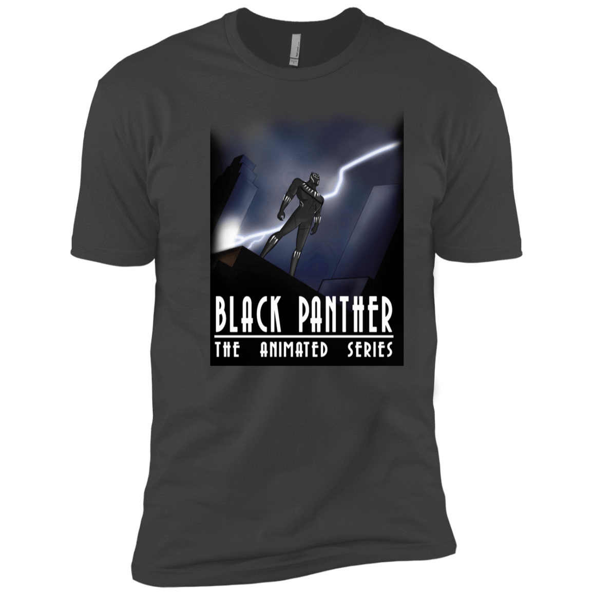 T-Shirts Heavy Metal / YXS Black Panther The Animated Series Boys Premium T-Shirt
