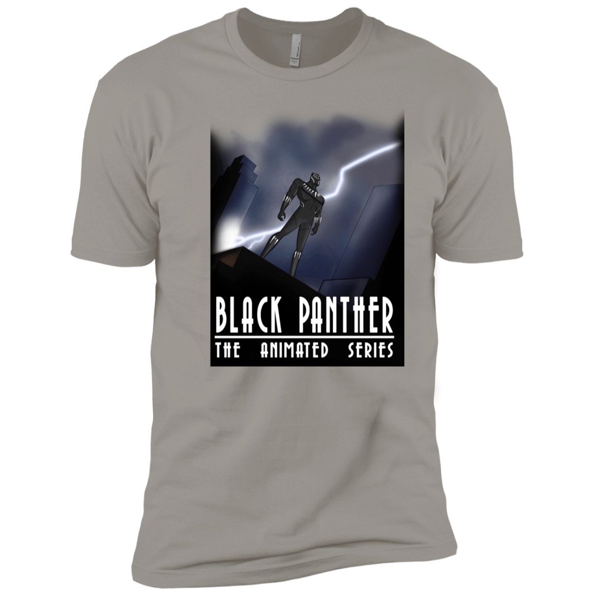 T-Shirts Light Grey / YXS Black Panther The Animated Series Boys Premium T-Shirt
