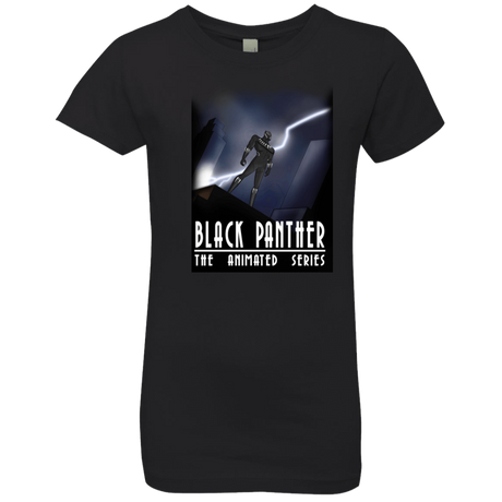 T-Shirts Black / YXS Black Panther The Animated Series Girls Premium T-Shirt