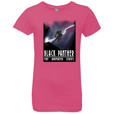 T-Shirts Hot Pink / YXS Black Panther The Animated Series Girls Premium T-Shirt