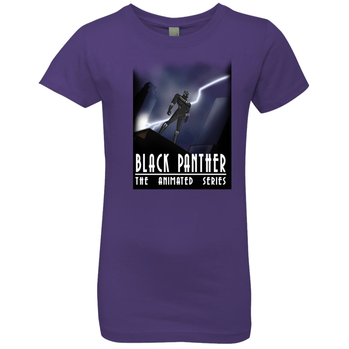 T-Shirts Purple Rush / YXS Black Panther The Animated Series Girls Premium T-Shirt