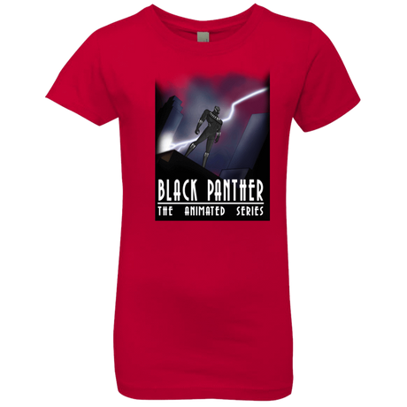 T-Shirts Red / YXS Black Panther The Animated Series Girls Premium T-Shirt