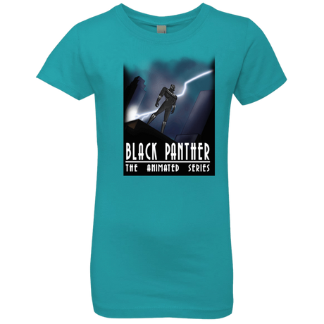 T-Shirts Tahiti Blue / YXS Black Panther The Animated Series Girls Premium T-Shirt