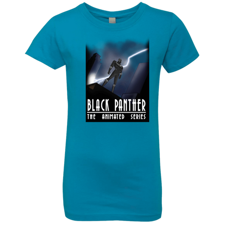 T-Shirts Turquoise / YXS Black Panther The Animated Series Girls Premium T-Shirt