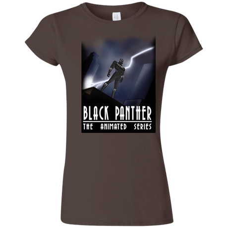 T-Shirts Dark Chocolate / S Black Panther The Animated Series Junior Slimmer-Fit T-Shirt