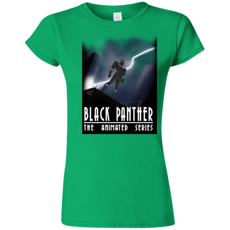 T-Shirts Irish Green / S Black Panther The Animated Series Junior Slimmer-Fit T-Shirt