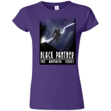 T-Shirts Purple / S Black Panther The Animated Series Junior Slimmer-Fit T-Shirt