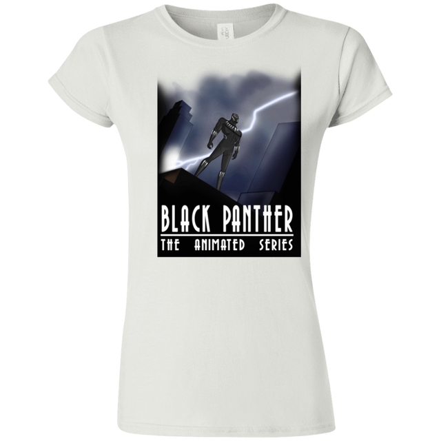 T-Shirts White / S Black Panther The Animated Series Junior Slimmer-Fit T-Shirt