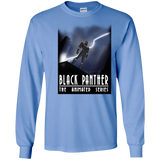 T-Shirts Carolina Blue / S Black Panther The Animated Series Men's Long Sleeve T-Shirt