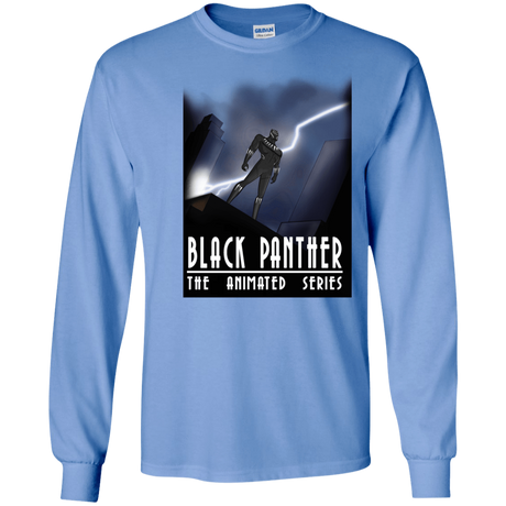 T-Shirts Carolina Blue / S Black Panther The Animated Series Men's Long Sleeve T-Shirt