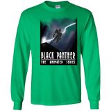 T-Shirts Irish Green / S Black Panther The Animated Series Men's Long Sleeve T-Shirt