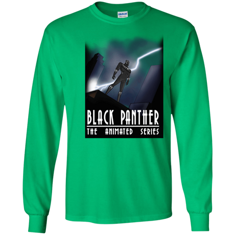 T-Shirts Irish Green / S Black Panther The Animated Series Men's Long Sleeve T-Shirt