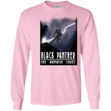 T-Shirts Light Pink / S Black Panther The Animated Series Men's Long Sleeve T-Shirt