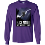 T-Shirts Purple / S Black Panther The Animated Series Men's Long Sleeve T-Shirt