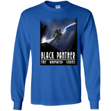 T-Shirts Royal / S Black Panther The Animated Series Men's Long Sleeve T-Shirt